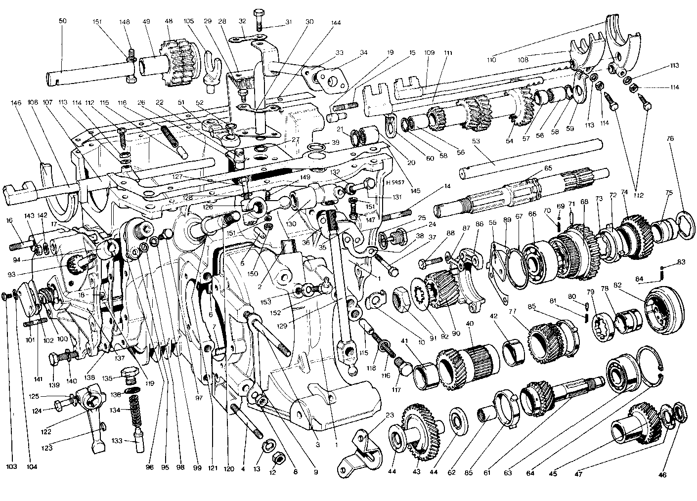 Exploded View Ford Explorer Transmission